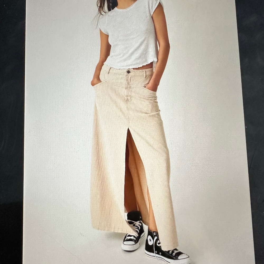 Free People, we the free Come As You Are Maxi Skirt. NWOT